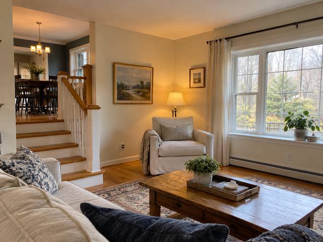 Interior Painting in a distinct Connecticut residential setting