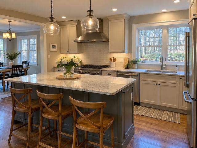 Kitchen & Bath Updates in a distinct Connecticut residential setting